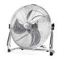 Aigostar - Gulvventilator 100 W/230 V Ø 54 cm, poleret krom