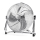 Aigostar - Gulvventilator 100 W/230 V Ø 54 cm, poleret krom