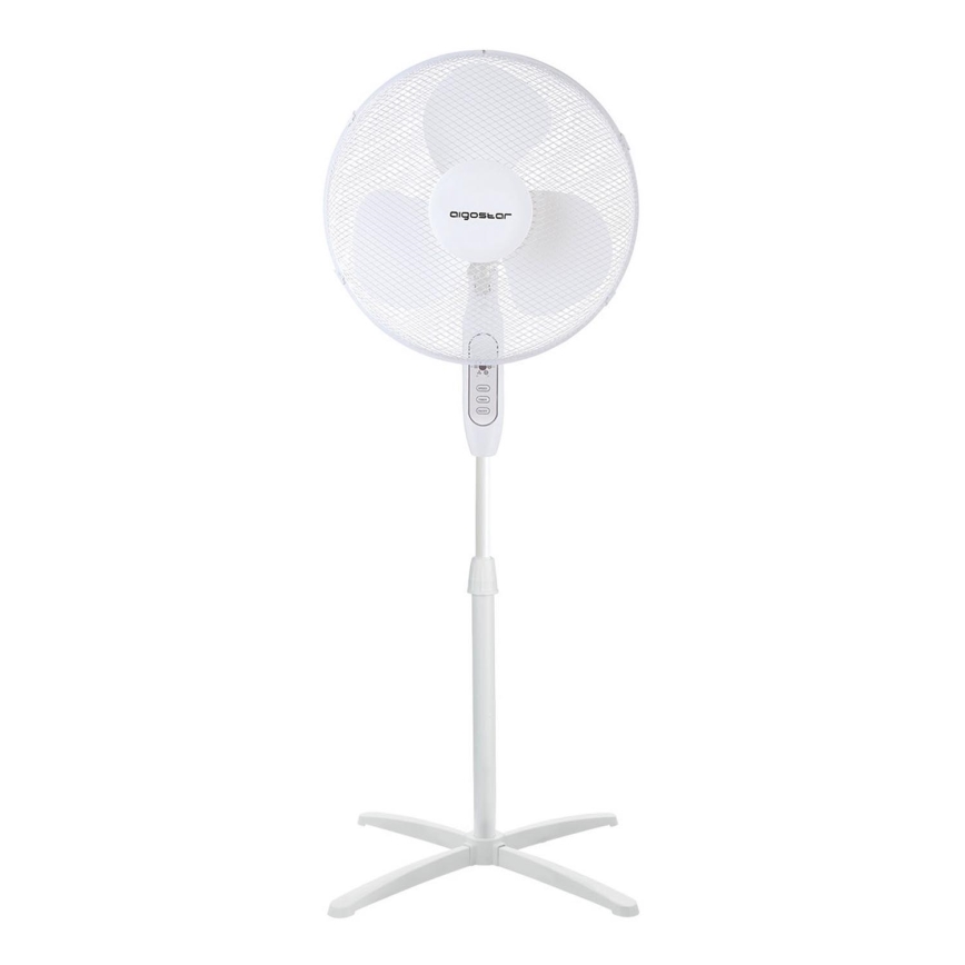 Aigostar - Gulvventilator 40W/230V 120 cm hvid