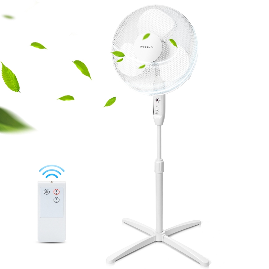 Aigostar - Gulvventilator 40W/230V 120 cm hvid