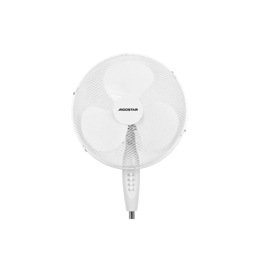 Aigostar - Gulvventilator 40W/230V hvid