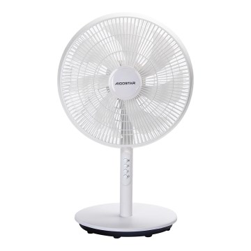 Aigostar - Gulvventilator 45W/230V 110 cm hvid