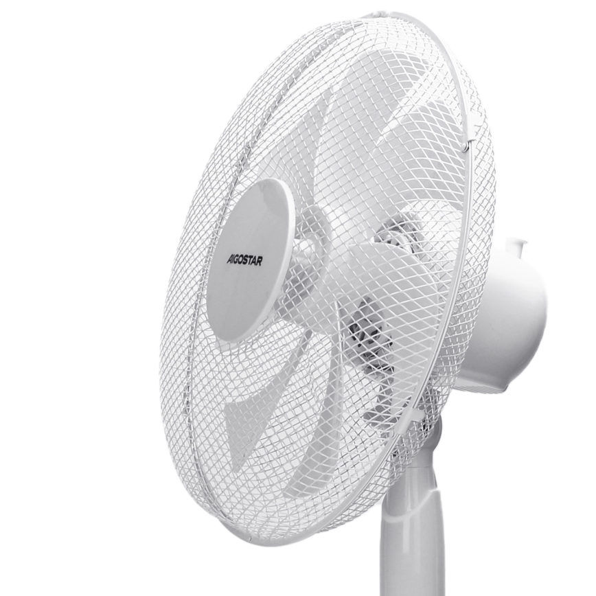 Aigostar - Gulvventilator 50W/230V 120 cm hvid