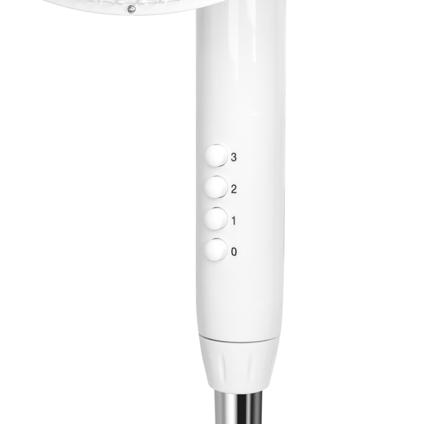 Aigostar - Gulvventilator 50W/230V 120 cm hvid