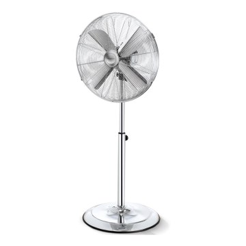 Aigostar - Gulvventilator 50W/230V 44,8 cm skinnende krom
