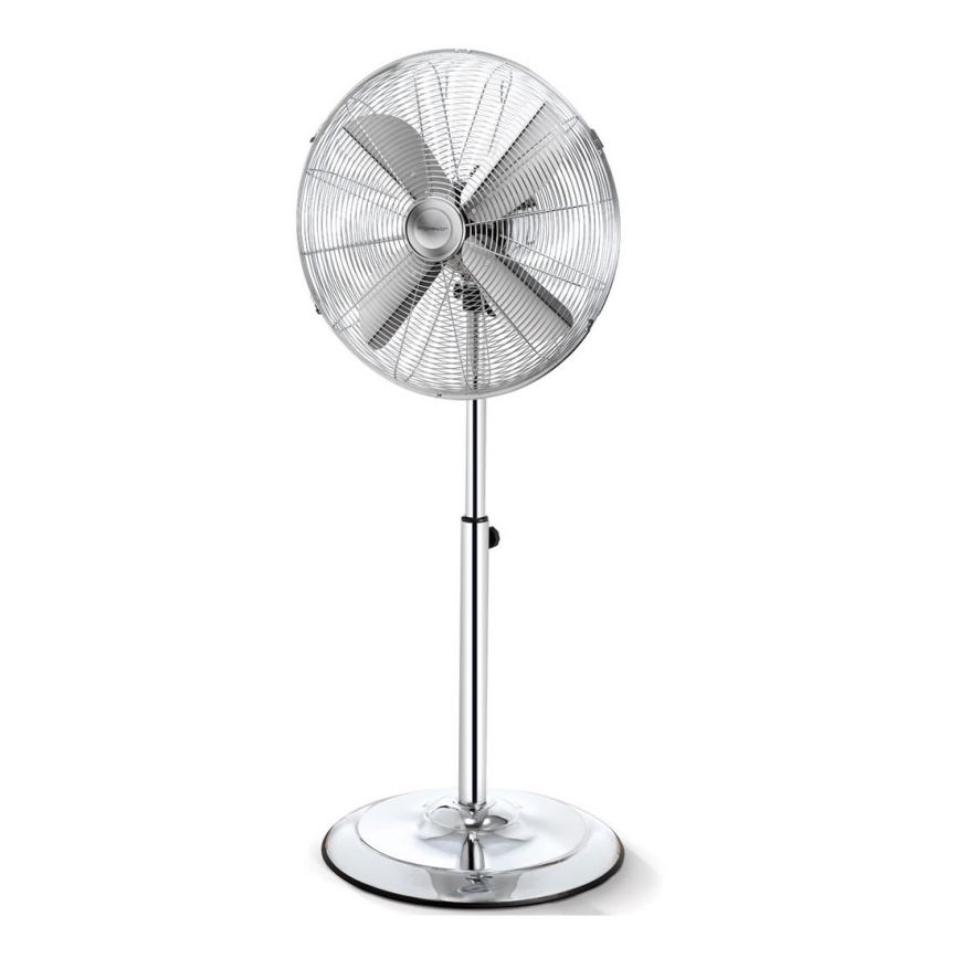 Aigostar - Gulvventilator 50W/230V 44,8 cm skinnende krom
