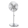 Aigostar - Gulvventilator 50W/230V 44,8 cm skinnende krom