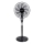 Aigostar - Gulvventilator 55W/230V 130 cm sort + fjernbetjening