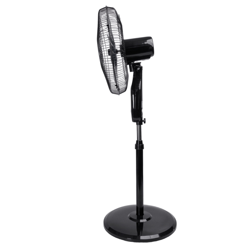 Aigostar - Gulvventilator 55W/230V 130 cm sort + fjernbetjening