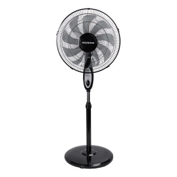 Aigostar - Gulvventilator 60W/230V, 130 cm, sort + fjernbetjening