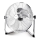 Aigostar - Gulvventilator 60W/230V 44,5 cm skinnende krom