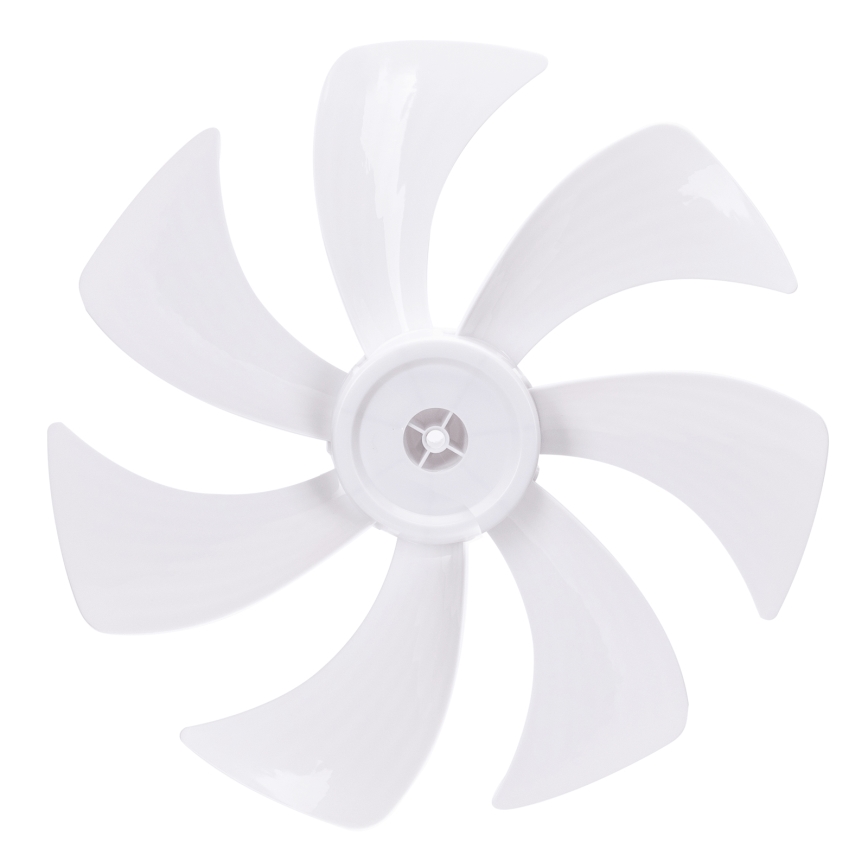 Aigostar - Gulvventilator 60W/230V hvid + fjernbetjening