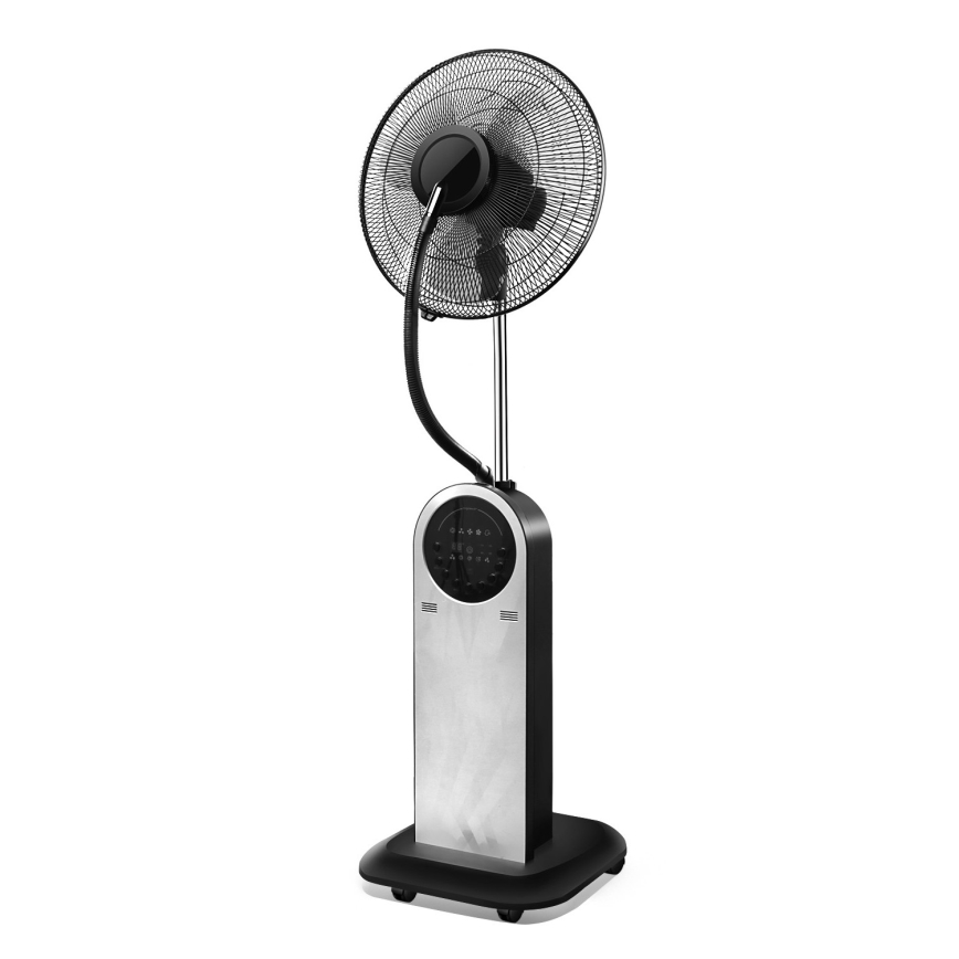 Aigostar - Gulvventilator med tågeffekt MIST 95W/230V + fjernbetjening