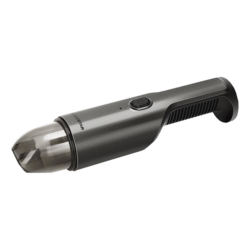Aigostar - Håndholdt støvsuger genopladelig 70W/7,4V krom