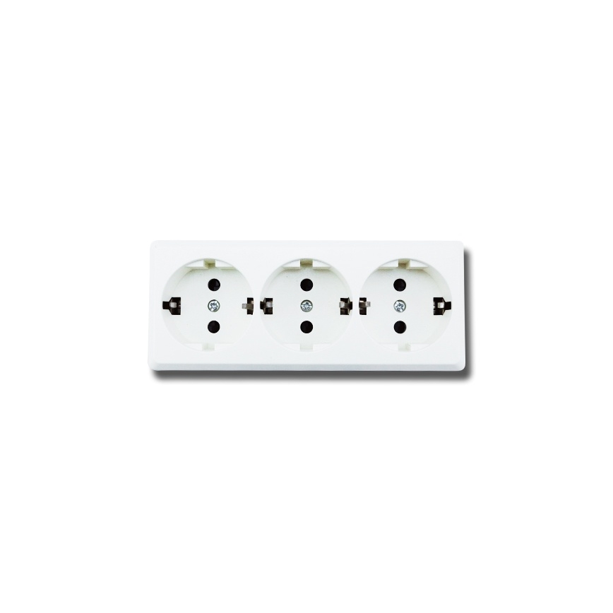 Aigostar - Hjemmestikkontakt 3Z SCHUKO 250/16A
