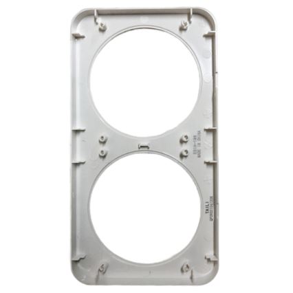 Aigostar - Dobbelt plastramme, hvid