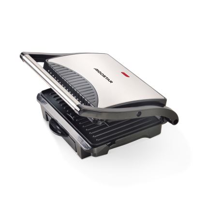 Aigostar - Kontaktgrill 1000W/230V sort/mat krom