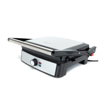 Aigostar - Kontaktgrill 2200W/230V sort/rustfrit stål