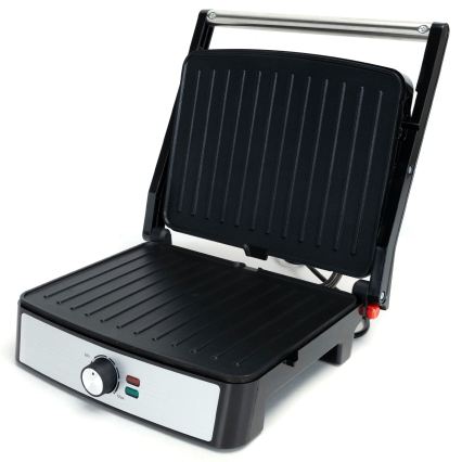 Aigostar - Kontaktgrill 2200W/230V sort/rustfrit stål