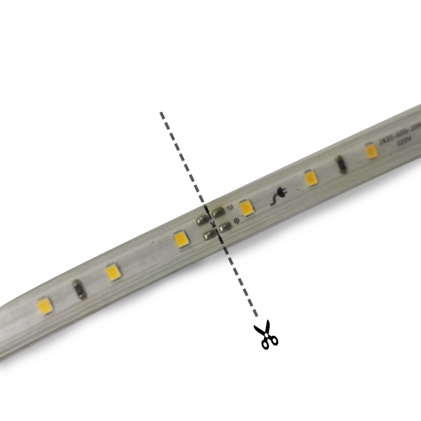 Aigostar - LED bånd LED/250W/230V 50m 3000K IP65