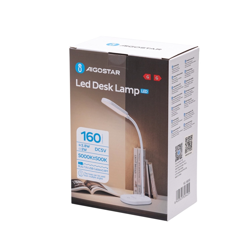 Aigostar - LED bordlampe m. touch-funktion dæmpbar LED/3W/5V
