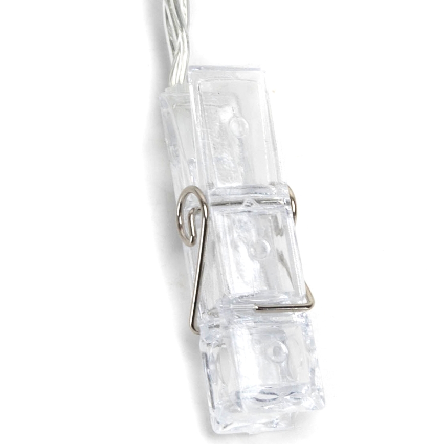 Aigostar - LED dekorativ lyskæde 20xLED/5W/USB 6 m varm hvid