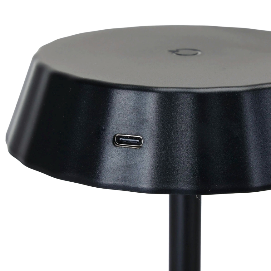 Aigostar - LED dæmpbar bordlampe AMBIENT LED/2,4W/5V 3000-6500K sort