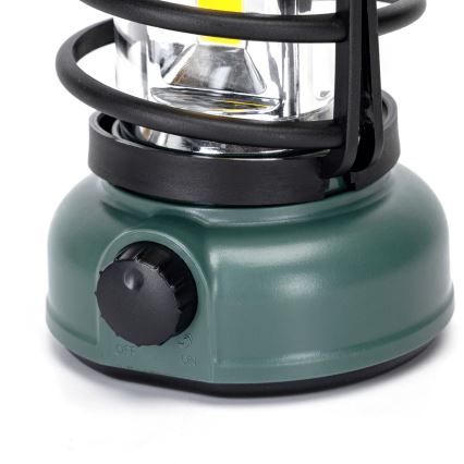 Aigostar - LED dæmpbar campinglampe LED/3xAA grøn 18 cm