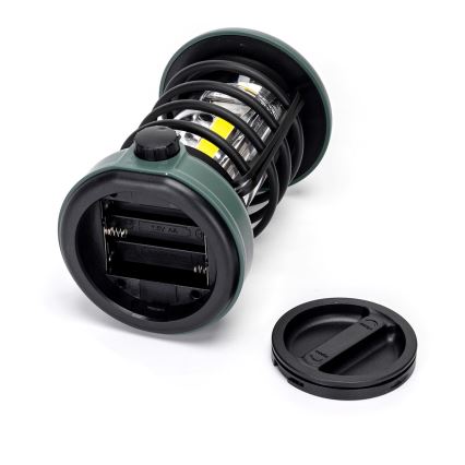 Aigostar - LED dæmpbar campinglampe LED/3xAA grøn 18 cm