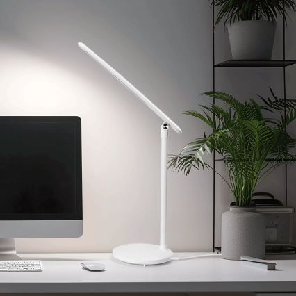 Aigostar - LED Dæmpbar Opladelig Touch Bordlampe LED/3W/5V 1200mAh 3000/4000/6500K