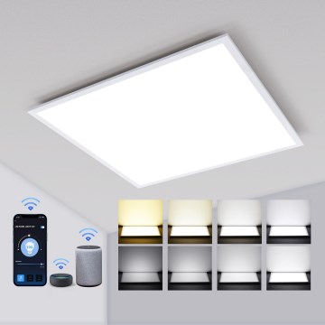 Aigostar - LED dæmpbar indbygningspanel 32W/230V Wi-Fi 60x60 cm