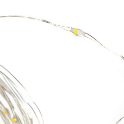 Aigostar - LED dæmpbar julelyskæde 300xLED/8 funktioner USB 6x3m varm hvid + fjernbetjening