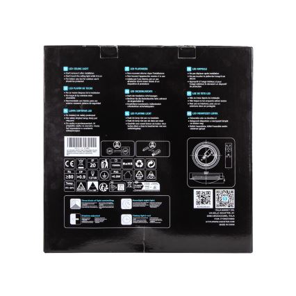 Aigostar - LED Dæmpbar loftlampe LED/30W/230V 2700-6500K pr. 42,9 cm krom + fjernbetjening