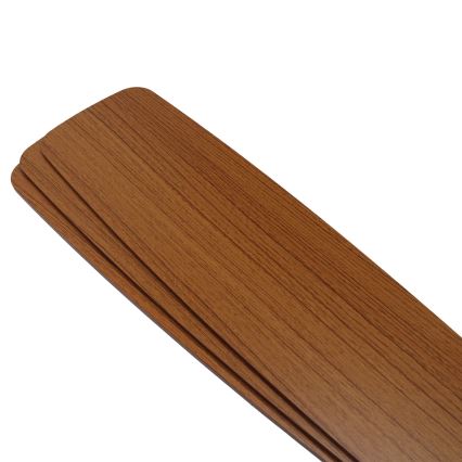 Aigostar - LED Dæmpbar Loftventilator LED/20W/230V 2700-6500K 132 cm brun + fjernbetjening