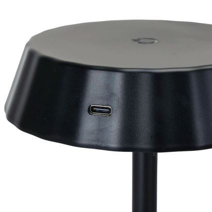Aigostar - AMBIENT dæmpbar LED-bordlampe LED/2,4W/5V 3000-6500K sort 2000 mAh