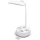 Aigostar - LED Dæmpbar skrivebordslampe med stikkontakter og USB LED/4,6W/230V 3000/4000/6500K hvid