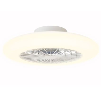 Aigostar - LED dæmpbar loftlampe med ventilator LED/40W/230V 2700-6500K Ø 48,5 cm hvid + fjernbetjening