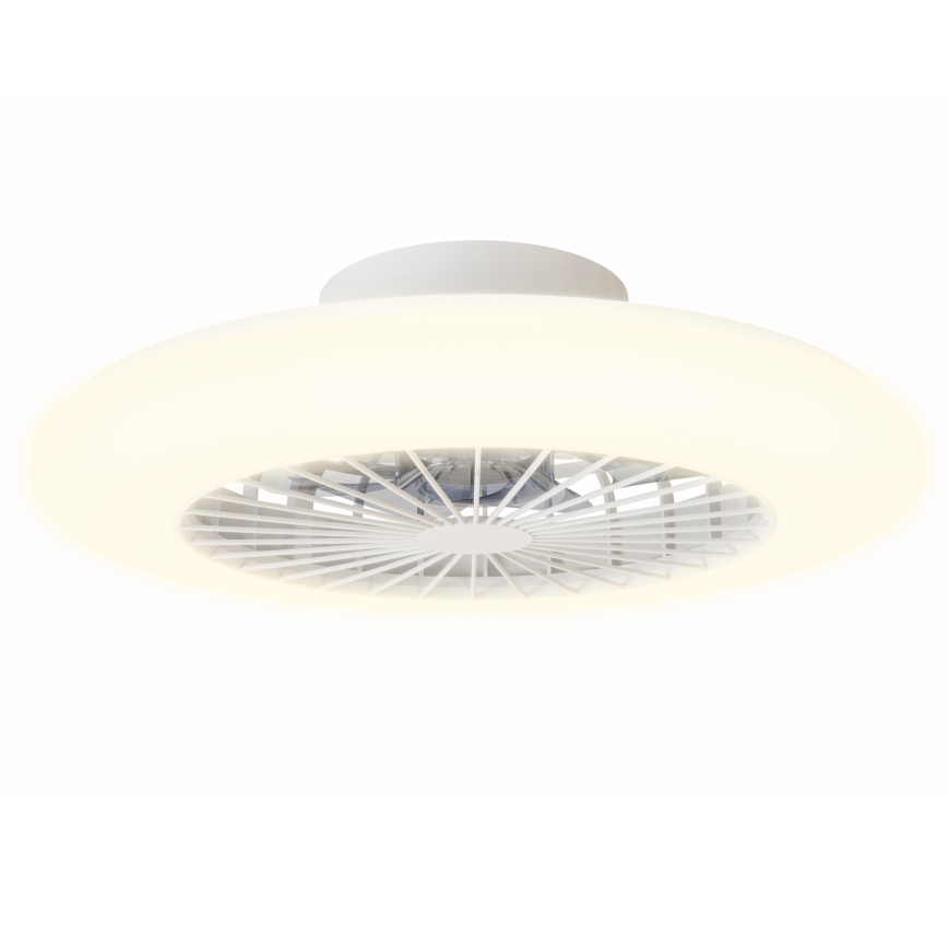 Aigostar - LED dæmpbar loftlampe med ventilator LED/40W/230V 2700-6500K Ø 48,5 cm hvid + fjernbetjening