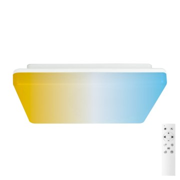 Aigostar - LED-dæmpbart loftarmatur til badeværelse LED/18W/230V 3000K-6500K IP54 + fjernbetjening