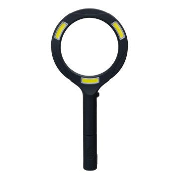 Aigostar - LED Forstørrelsesglas med indbygget belysning LED/3W/2xAA IP44