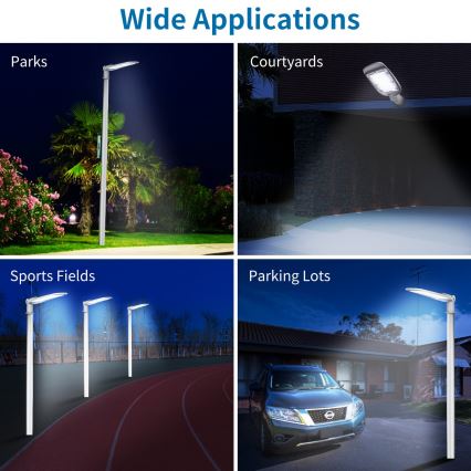 Aigostar - LED gadelampe SLIM LED/150W/230V 6500K IP65