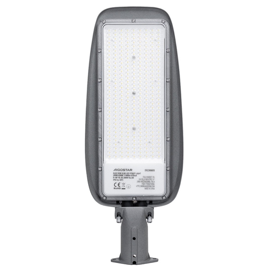 Aigostar - LED gadelampe SLIM LED/200W/230V 6500K IP65