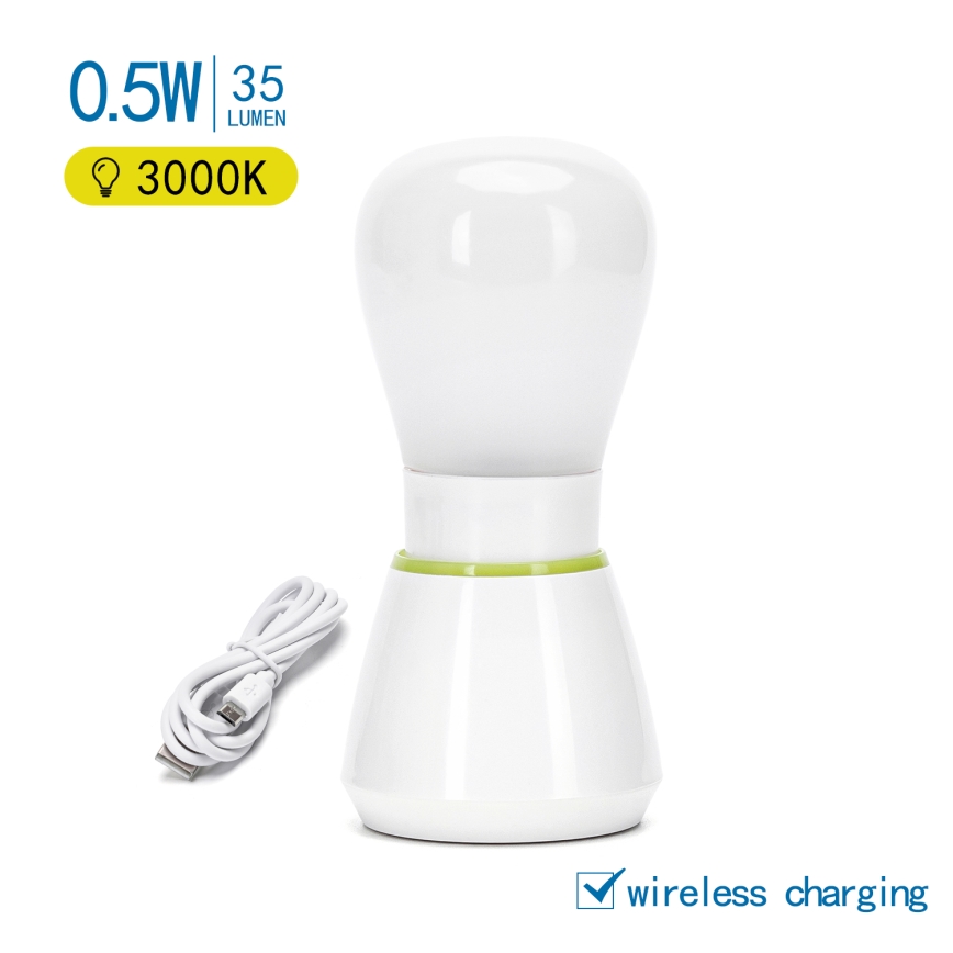 Aigostar - LED Genopladelig natlampe LED/0,5W/5V 3000K