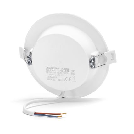 Aigostar - LED indbygningslampe LED/6W/230V 3000K diameter 11,8 cm hvid