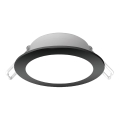 Aigostar - LED indbygningslampe til badeværelse LED/4,8W/230V 3000K sort IP65