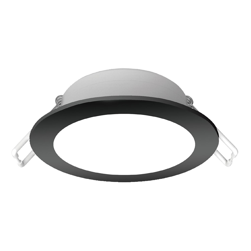 Aigostar - LED indbygningslampe til badeværelse LED/4,8W/230V 3000K sort IP65