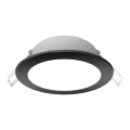 Aigostar - LED indbygningslampe til badeværelse LED/4,8W/230V 4000K sort IP65