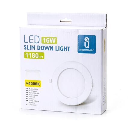 Aigostar - LED indbygningslampe ULTRATHIN LED/16W/230V 6000K hvid