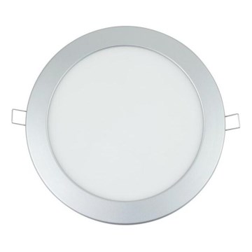 Aigostar - LED indbygningslampe ULTRATHIN LED/20W/230V 3000K mat krom