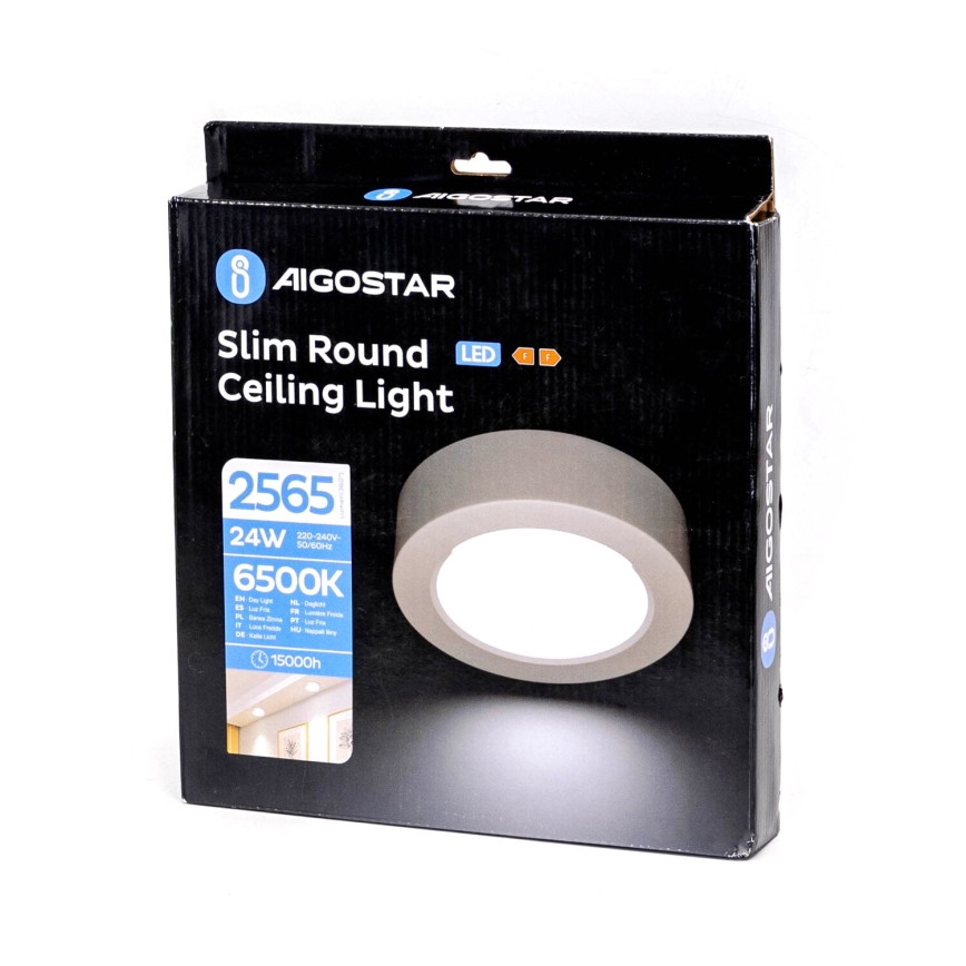 Aigostar - LED indbygningslampe ULTRATHIN LED/9W/230V 6000K hvid
